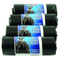 Diversen Safewrap 80g black refuse sacks (80-pack)