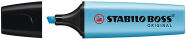 Stabilo Boss fluorescent blue highlighter 70/31