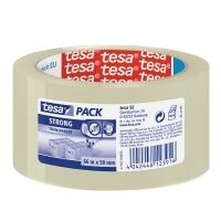 Tesa Pack Strong packaging tape transparent 50 mm x 66 m (1 roll)