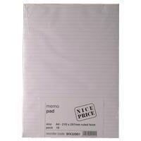 Diversen White Box A4 Memo Pad 10-pack, 80 sheets, WX32001