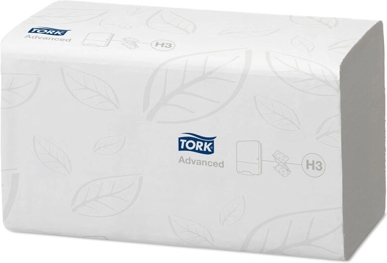 Tork advanced singlefold (zz) papierové utierky – jemné, 15x 250 ks