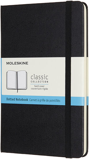 MOLESKINE Zápisník tvrdý bodkovaný čierny M (208 strán)