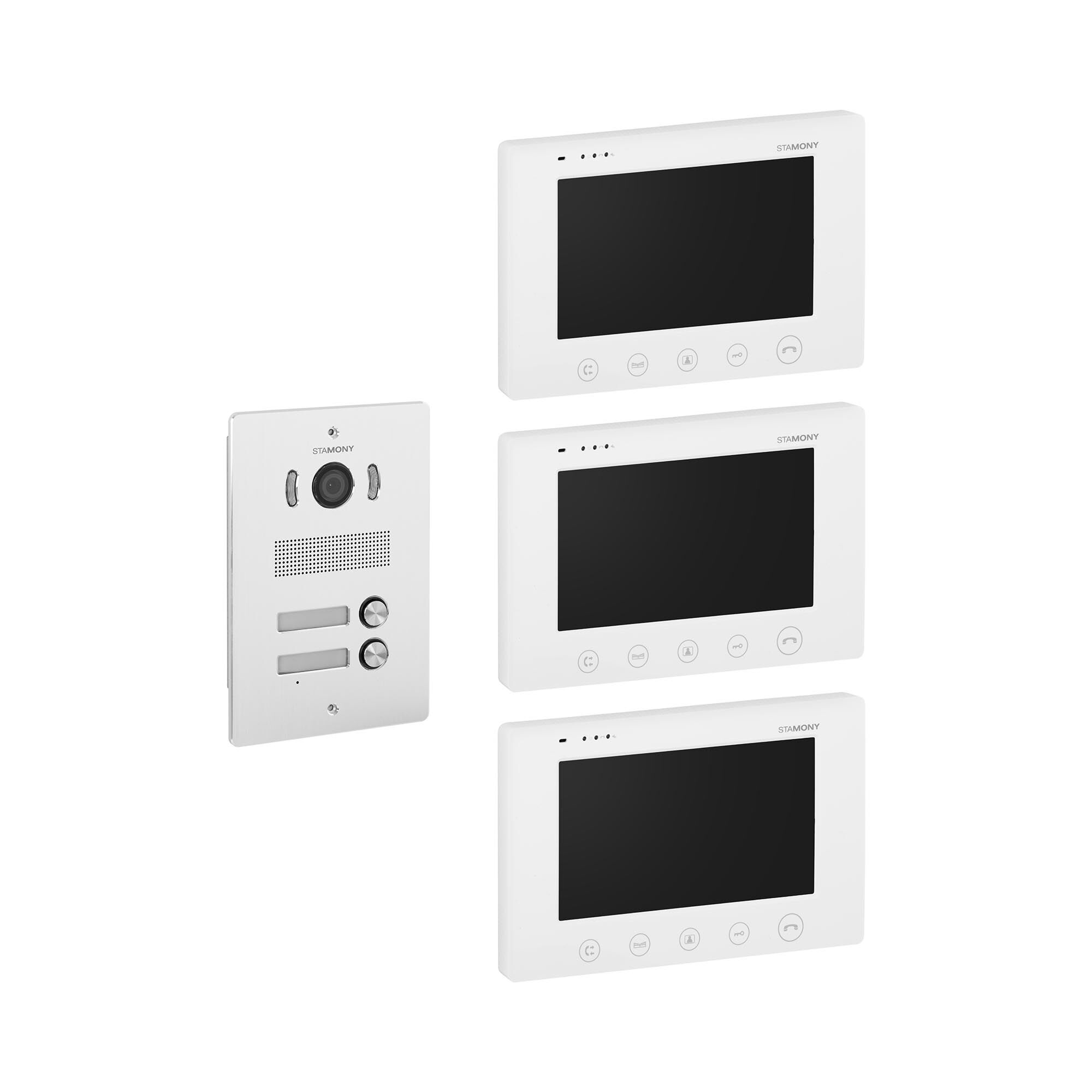 Stamony Video Intercom System - 3 monitors - 17.8 cm display ST-VP-300