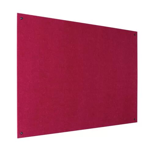 Symple Stuff Wall Mounted Reversible Bulletin Board Symple Stuff Size: 120cm H x 150cm W, Colour: Raspberry  - Size: 60cm H x 90cm W