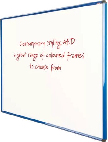 Symple Stuff Magnetic Whiteboard Symple Stuff Size: 120cm H x 240cm W, Colour: Blue  - Size: 120cm H x 150cm W