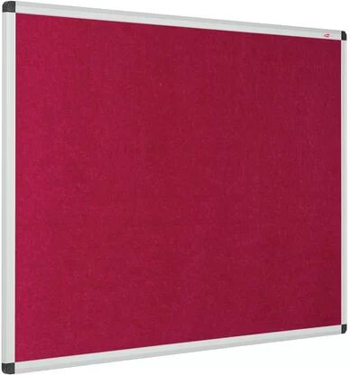 Symple Stuff Aluminium Framed Resist-a-Flame Bulletin Board Symple Stuff Size: 90cm H x 60cm W, Finish: Raspberry  - Size: 84cm H X 193cm W X 89cm D