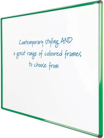 Symple Stuff Magnetic Whiteboard Symple Stuff Size: 120cm H x 240cm W, Colour: Green  - Size: 120cm H x 150cm W