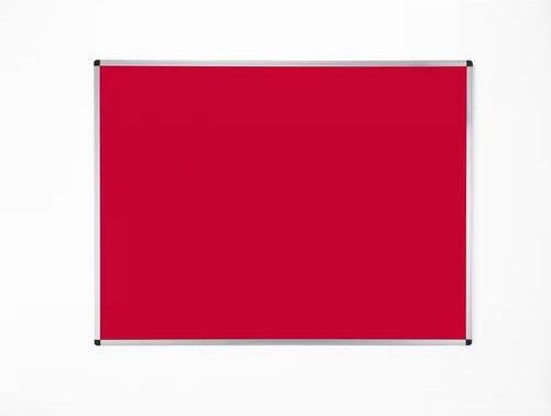 Symple Stuff Olivia-Grace Wall Mounted Bulletin Board Symple Stuff Size: 90cm H x 120cm W, Surface Colour: Red  - Size: 120cm H x 150cm W