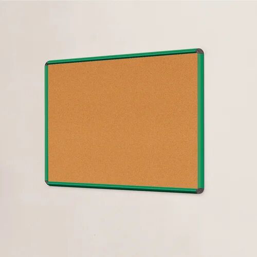 Symple Stuff Wall Mounted Bulletin Board Symple Stuff Size: 45cm H x 60cm W, Frame Finish: Green  - Size: 105cm H x 139.7cm W