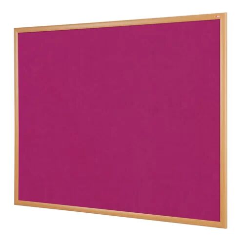 Symple Stuff Wall Mounted Bulletin Board Symple Stuff Size: 90cm H x 120cm W, Colour: Magenta Loop Nylon  - Size: 90cm H x 120cm W