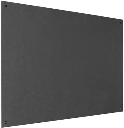 Symple Stuff Wall Mounted Reversible Bulletin Board Symple Stuff Size: 120cm H x 120cm W, Colour: Charcoal  - Size: 90cm H x 120cm W