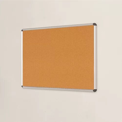 Symple Stuff Wall Mounted Bulletin Board Symple Stuff Size: 60cm H x 90cm W, Frame Finish: Aluminium  - Size: 105cm H x 139.7cm W