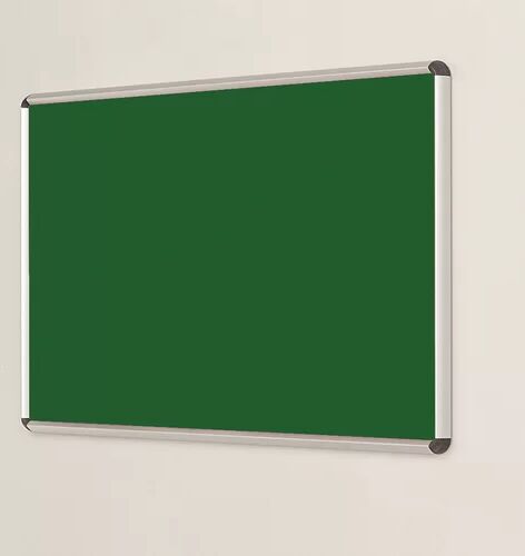 Symple Stuff Wall Mounted Bulletin Board Symple Stuff Size: 120cm H x 120cm W, Frame Finish: Blue, Colour: Emerald  - Size: 120cm H x 120cm W