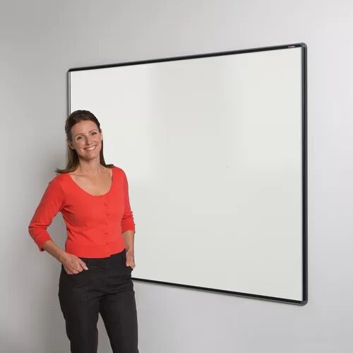 Symple Stuff Wall Mounted Whiteboard Symple Stuff Size: 120cm H x 240cm W, Colour: Black  - Size: 120cm H x 180cm W