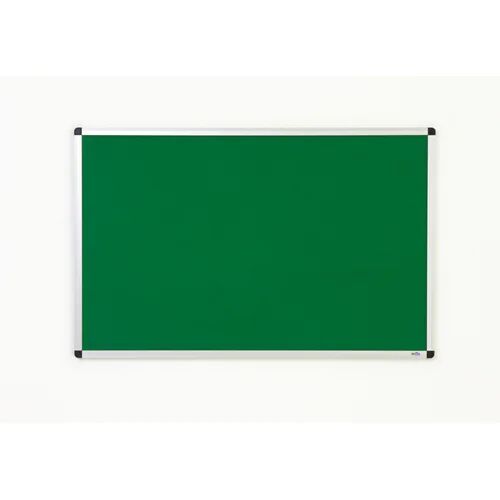 Symple Stuff Olivia-Grace Wall Mounted Bulletin Board Symple Stuff Size: 90cm H x 120cm W, Surface Colour: Green  - Size: 120cm H x 240cm W