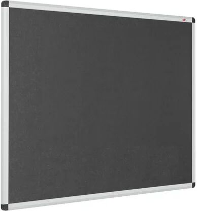 Symple Stuff Aluminium Framed Resist-a-Flame Bulletin Board Symple Stuff Size: 120cm H x 240cm W, Finish: Charcoal  - Size: 120cm H x 150cm W