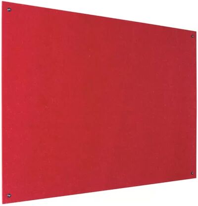 Symple Stuff Wall Mounted Reversible Bulletin Board Symple Stuff Size: 120cm H x 150cm W, Colour: Red  - Size: 120cm H x 180cm W