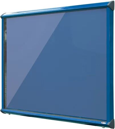 Symple Stuff Exterior Wall Mounted Bulletin Board Symple Stuff Size: 57cm H x 71.2cm W, Frame Finish: Blue, Colour: Blueberry  - Size: 57cm H x 71.2cm W