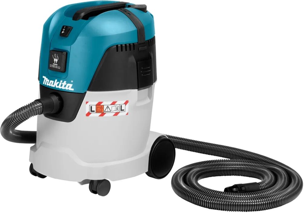 Makita Aspirateur 230 V pour poussière et eau Bleu et argenté