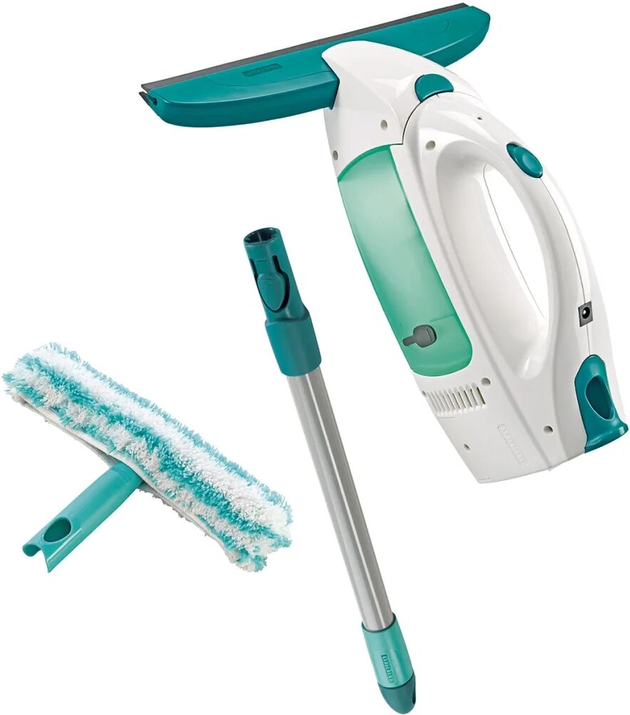 Leifheit Aspirateur à vitre Dry&amp;Clean, poignée, balai d'essuyage 51003