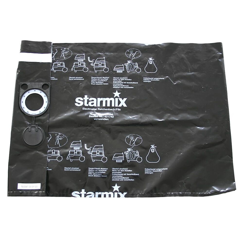 starmix Spezial-PE-Entleerbeutel für Sicherheits-Industriesauger VE 10 Stk