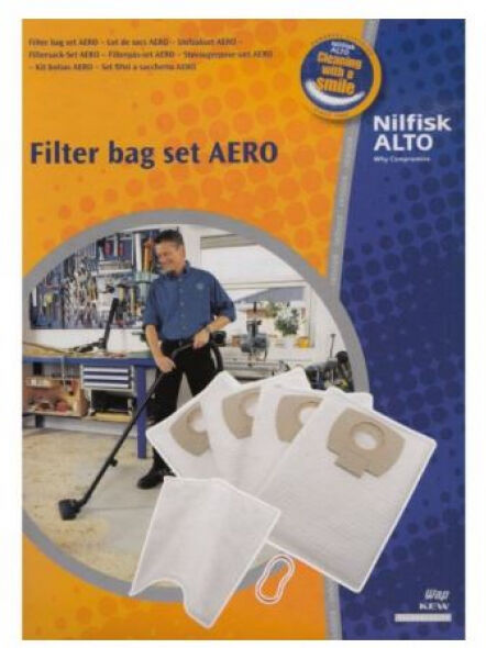 Nilfisk Vliesfilterbeutel Aero - 5er Pack