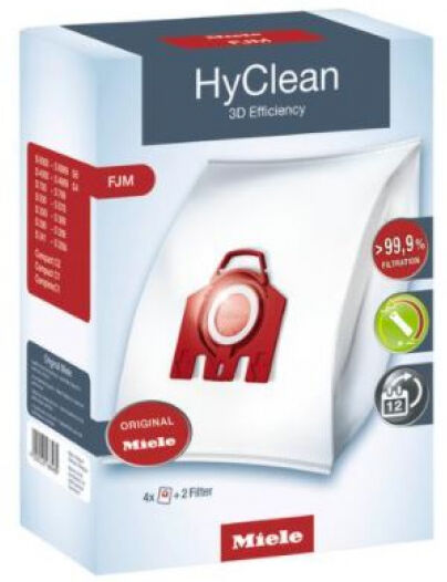 Miele Staubfilterbeutel FJM HyClean 3D - 4er Pack