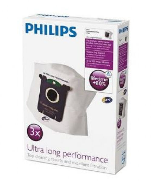 Philips FC8027/01 - Staubsaugerbeutel S-Bag Ultra Long Performance - 3er Pack