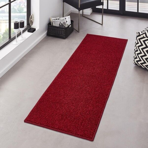 Hanse Home Collection koberce Kobercová sada Pure 102616 Rot - (3 díly; 2x 70x140 cm; 1x 70x240 cm) cm