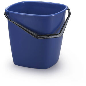 DURABLE · Hunke und Jochheim GmbH & Co. KG DURABLE Bucket, 9,5 Liter-Eimer, Stabiler Eimer in Rechteckform, mit ergonomischem Handgriff, Farbe: blau