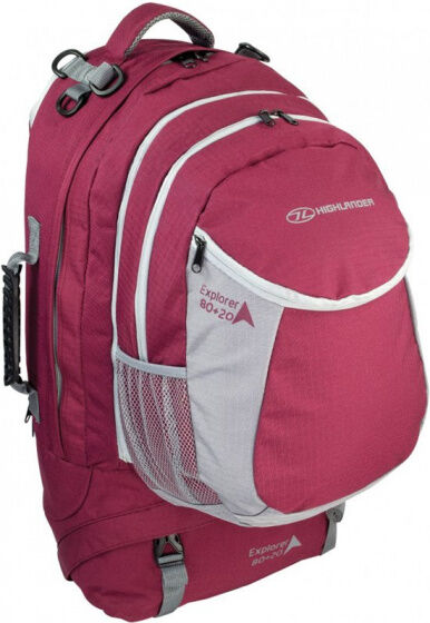 Highlander rucksack Explorer 80 + 20 Liter rosa