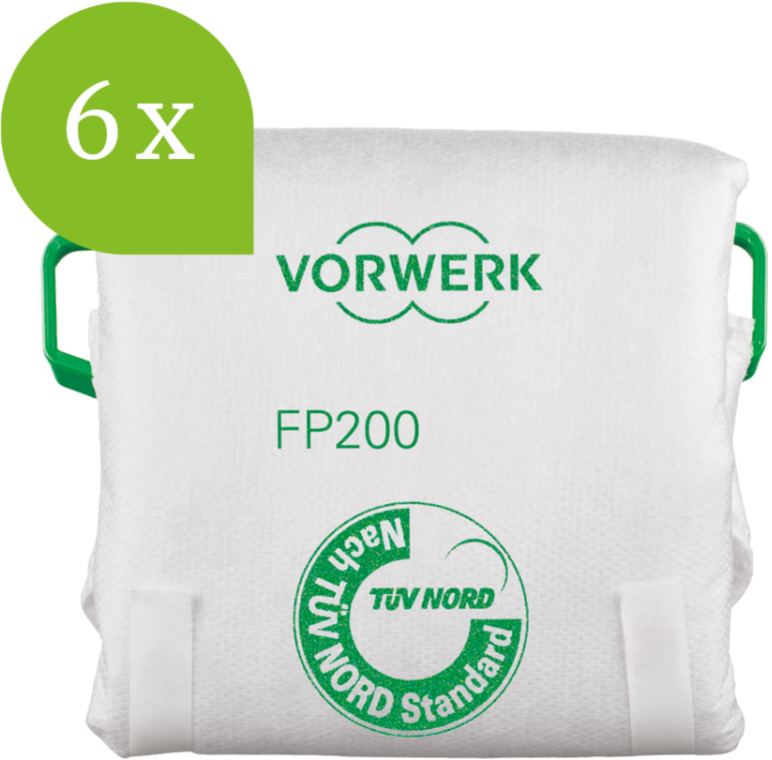 Vorwerk Kobold FP200 Premium-Filtertüte (6 Stk.)