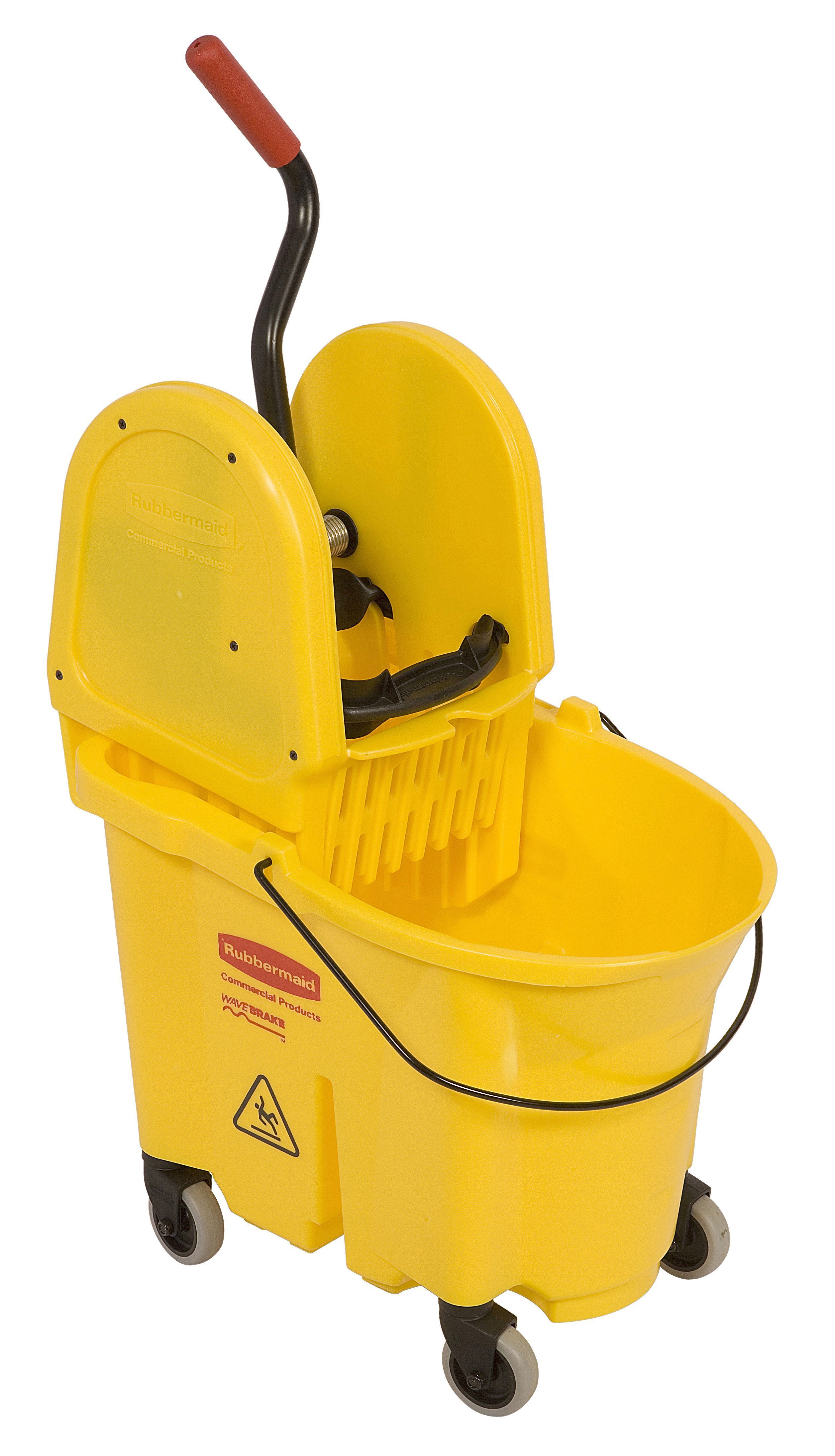 Rubbermaid WaveBrake neerwaartse combopers, Rubbermaid, model: VB 007577, geel