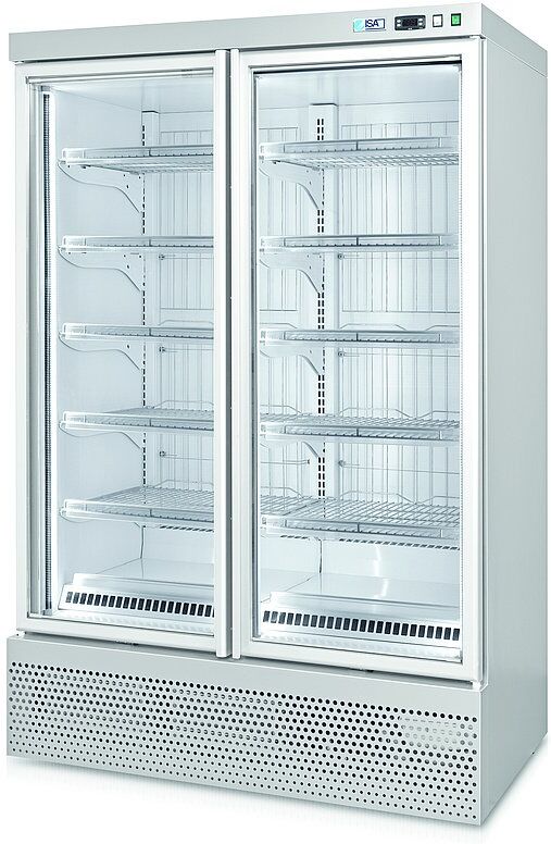 ISA Vriezer ISA 2 glasdeuren, 1166L, 134(B) X 207(H) X 89(D), 230V/2000W