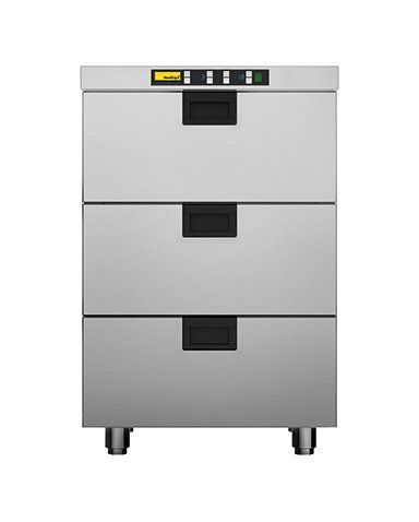 Nordcap Koelwerkbank Nordcap 3 lades (1x 1/1 & 2x 1/4 & 1x 1/1 GN), 68(B) X 104(H) X 65(D), 230V/900W