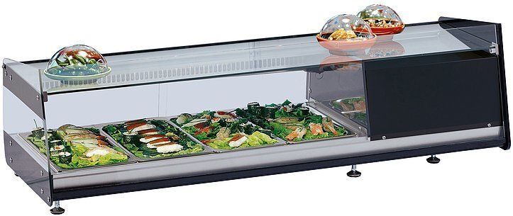 Nordcap Sushi vitrines Nordcap 6x GN 1/3, 179(B) X 31(H) X 39(D), 230V/270W