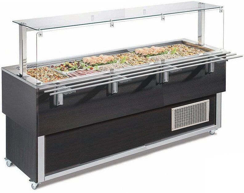 Nordcap Buffet eiland koud Nordcap, 214(B) X 133(H) X 76(D), 230V/2695W