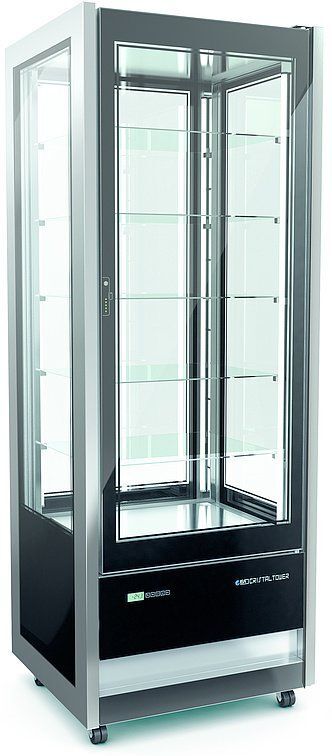 ISA Koelvitrine ISA 5 plateaus, 510L, 73(B) X 201(H) X 66(D), 230V/630W