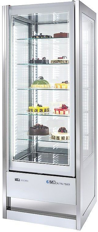 ISA Koelvitrine ISA 3 plateaus, 475L, 93(B) X 155(H) X 66(D), 230V/920W