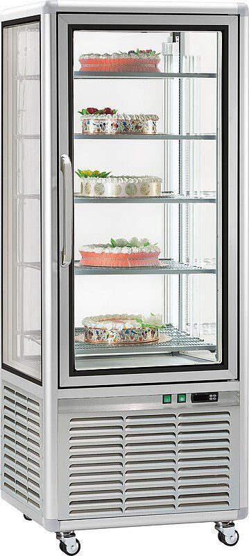 Nordcap Koelvitrine Nordcap 5 roosters, 500L, 70(B) X 181(H) X 77(D), 230V/760W