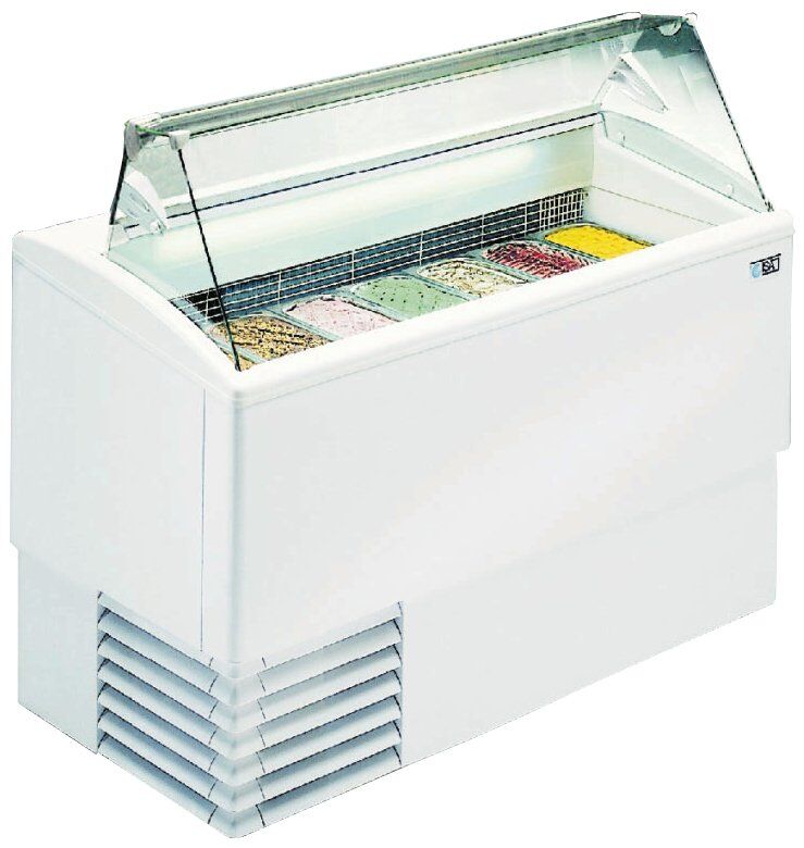 ISA Schepijsvitrine ISA , 82(B) X 118(H) X 76(D), 230V/450W