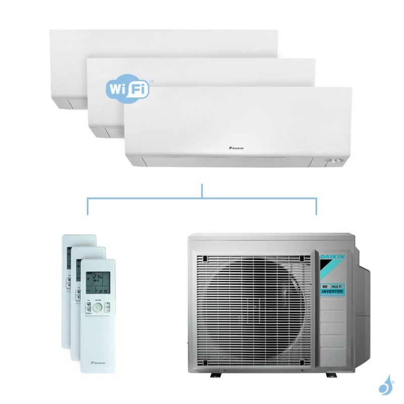 Daikin Climatisation tri-split DAIKIN Perfera FTXM-R 6kW taille 1.5 + 3.5 + 5 - C/FTXM15/35/50R + 3MXM68N