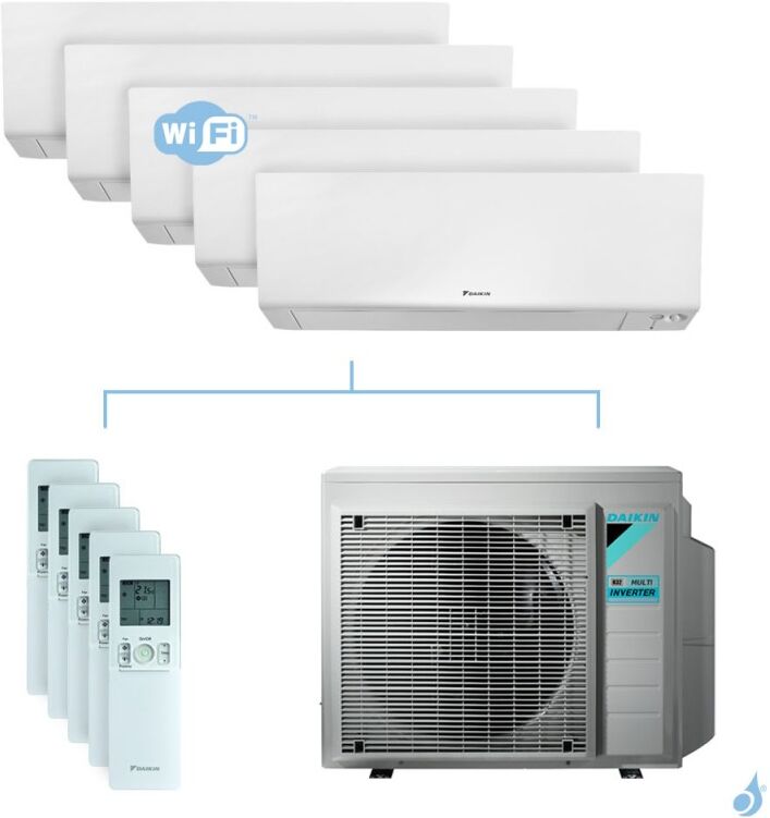 Daikin Climatisation penta-split DAIKIN Perfera FTXM-R 8.5kW taille 1.5 + 1.5 + 1.5 + 4.2 + 5 - C/FTXM15/15/15/42/50R + 5MXM90N