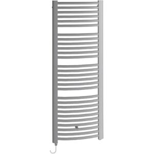 Kermi Basic R-E gebogen Badheizkörper 74,9 x 7 x 117,2 cm, mit Elektro-Set WFS links