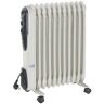 Radiateur bain d'huile Lumix X-Oil Radiator 2000 W Gris