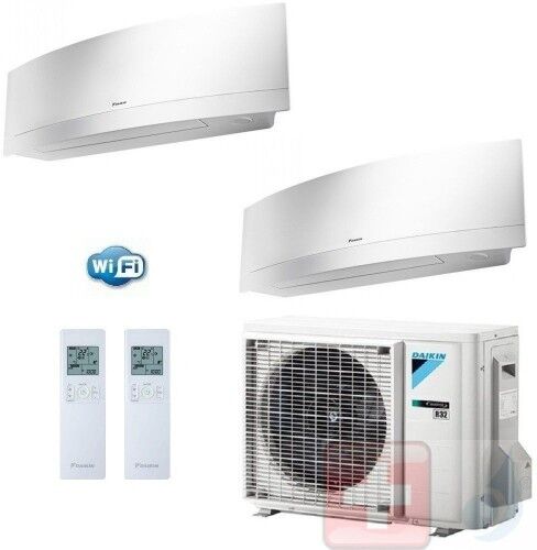 Daikin Duo Split 7+9 FTXJ20MS FTXJ25MS 2MXM40M Klimageräte Emura FTXJ-MS WiFi 7000+9000 Btu R-32 A+++ A++ 2.0+2.5 kW