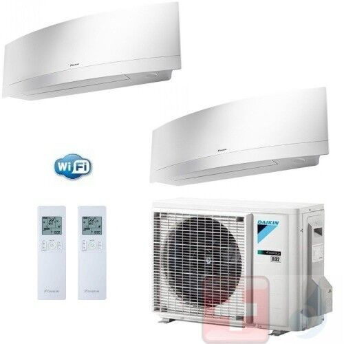 Daikin Duo Split 7+12 FTXJ20MW FTXJ35MW 2MXM40M Klimageräte Emura FTXJ-MW WiFi 7000+12000 Btu R-32 A++ A++ 2.0+3.5 kW