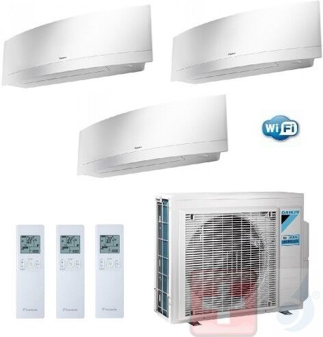 Daikin Trio Split 7+7+7 FTXJ20MW FTXJ20MW FTXJ20MW 3MXM40N Klimageräte Emura FTXJ-MW WiFi 7000+7000+7000 Btu R-32 A+++ A++