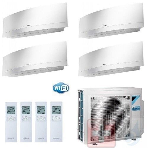 Daikin Quadri Split 7+7+9+9 FTXJ20MW FTXJ20MW FTXJ25MW FTXJ25MW 4MXM80N Klimageräte Emura FTXJ-MW WiFi R-32 A++ A+