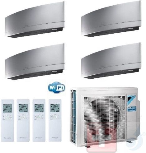 Daikin Quadri Split 7+9+12+12 FTXJ20MS FTXJ25MS FTXJ35MS FTXJ35MS 4MXM80N Klimageräte Emura FTXJ-MS WiFi R-32 A++ A++